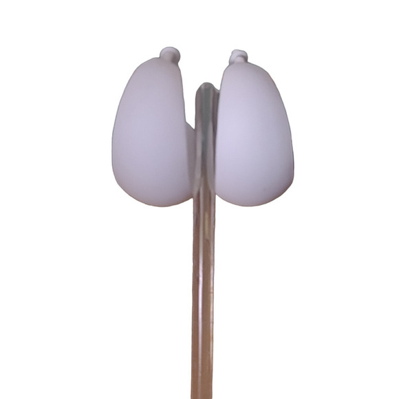 Colored Hoops Big Earrings Powder Coated Long Wear Attached Back HYPOALLERGENIC - Picture 8 of 8